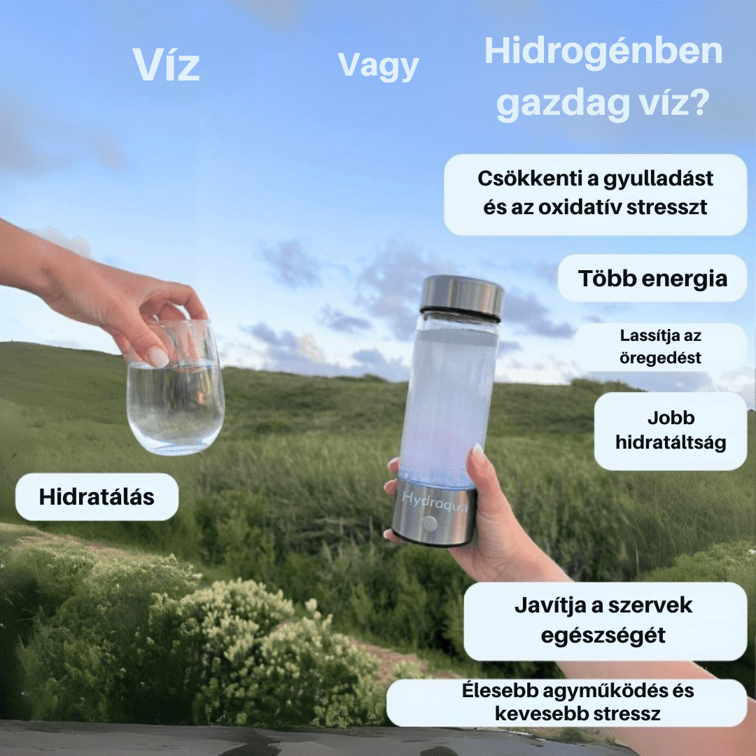 Hydroqua™ Hidrogénes Vízgenerátor